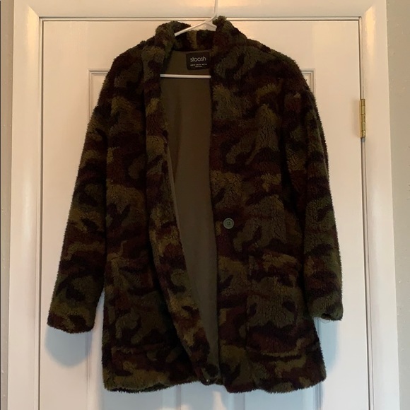Stoosh Jackets & Blazers - Camouflage soft coat